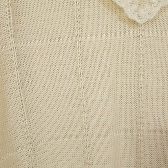 Rare Vintage Toppers sweater size S-cream - Picture 6 of 11